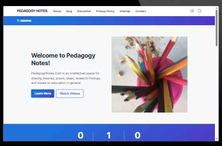 Pedagogy Notes